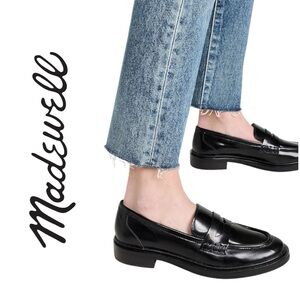 Madewell Black Leather Loafers